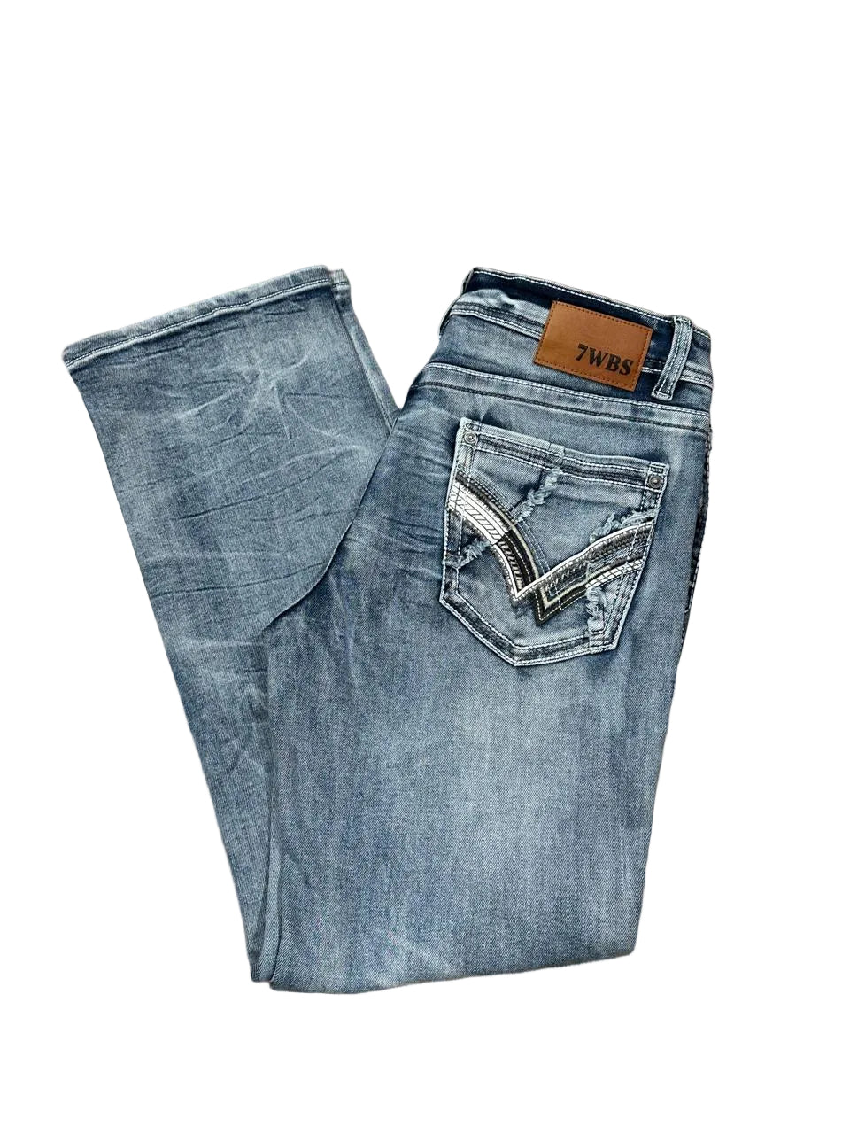 7WellBlues for Men - Straight Light Blue Jeans