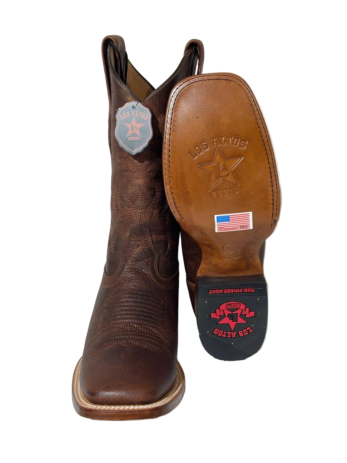 Men's Rage Wide Square Toe Western Boot - Los Altos