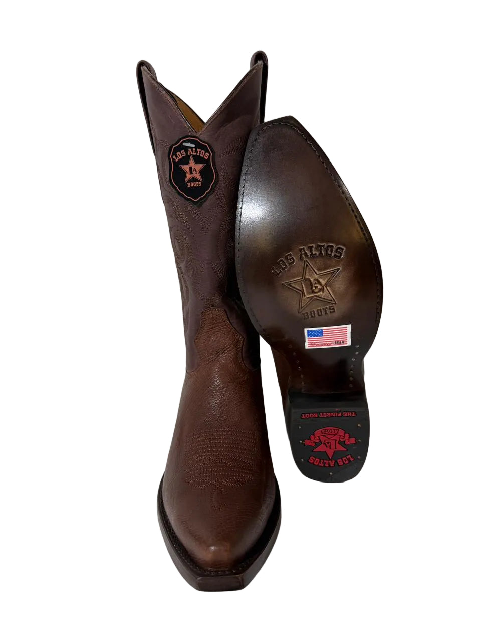 Men's Bull Shoulder Snip Toe Western Boot - Los Altos
