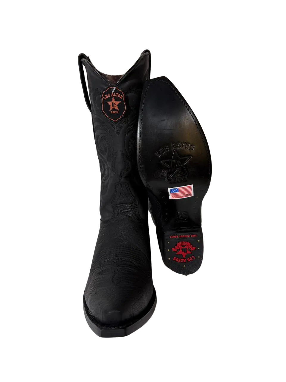 Men's Bull Shoulder Snip Toe Western Boot - Los Altos