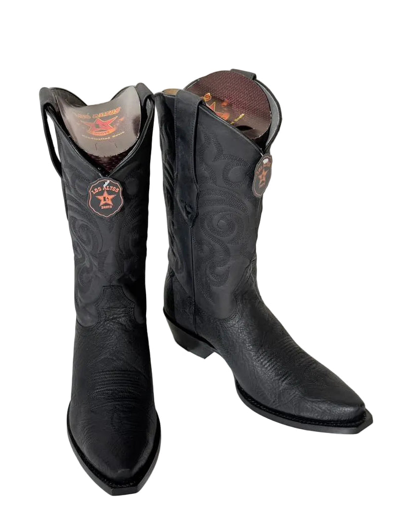 Men's Bull Shoulder Snip Toe Western Boot - Los Altos