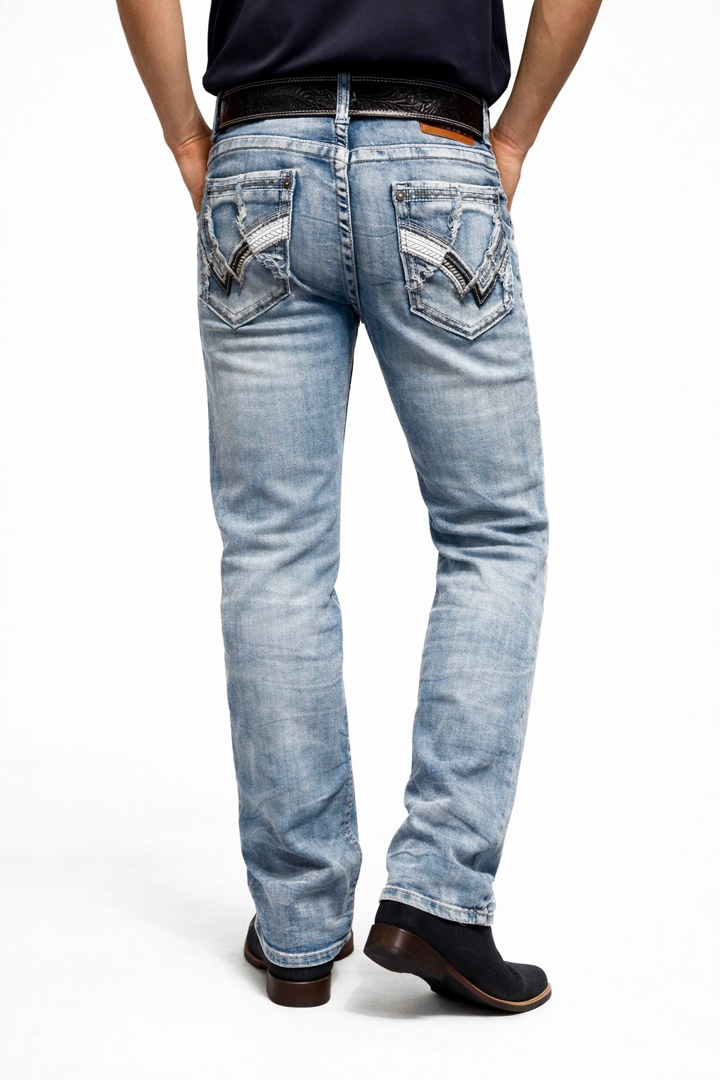 7WellBlues for Men - Straight Light Blue Jeans