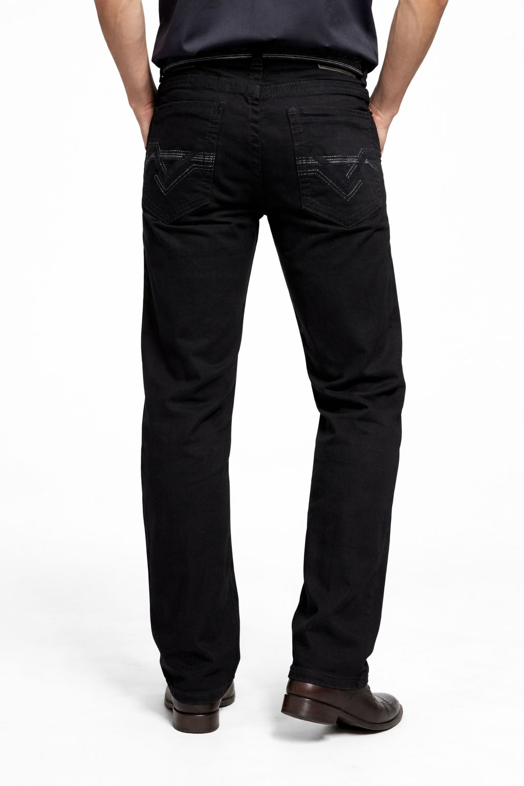 7WellBlues for Men - Straight Black Jeans