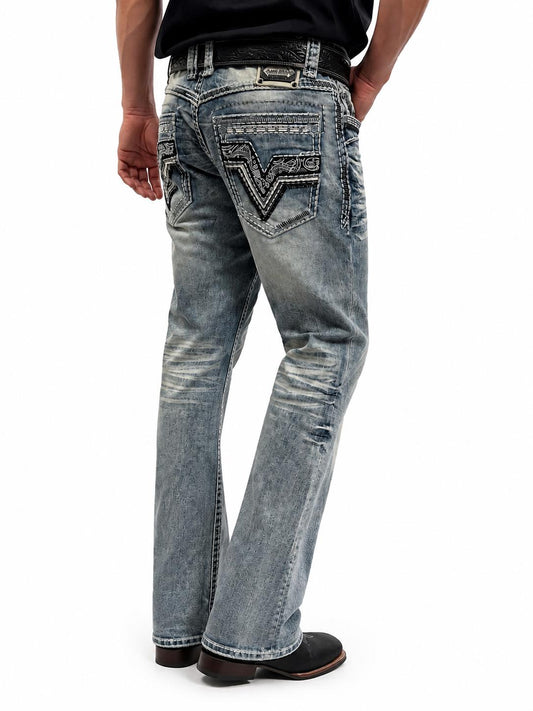 Xecondo for Men Light Blue Jeans