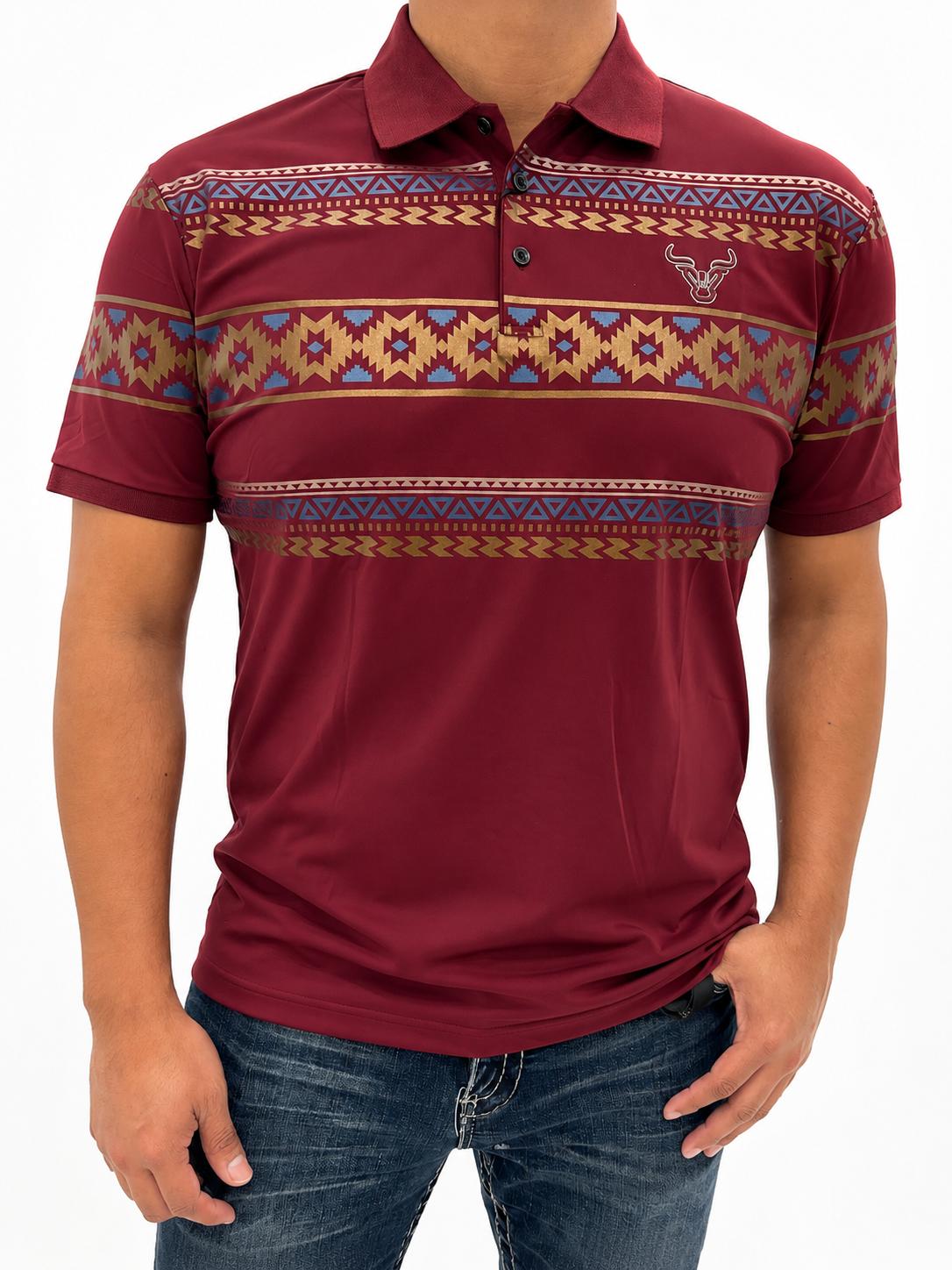 Men's Aztec Fitted Polo