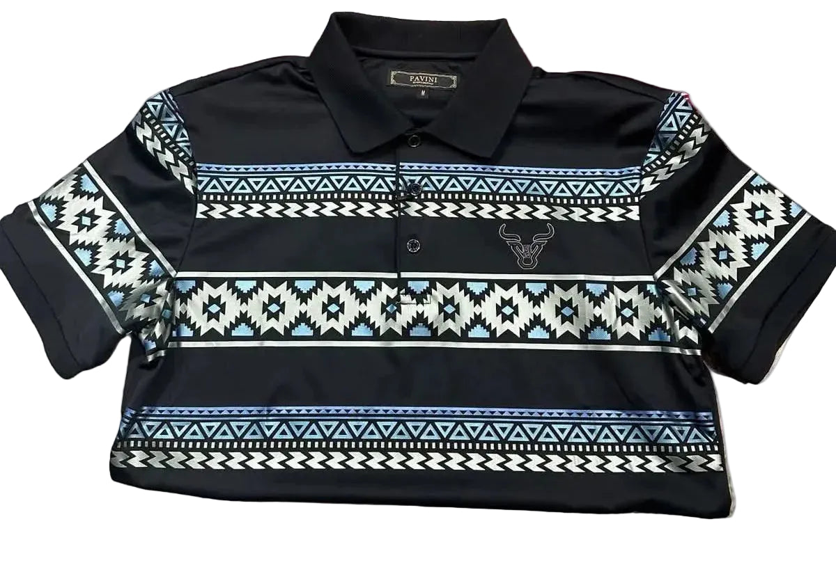 Men's Aztec Fitted Polo