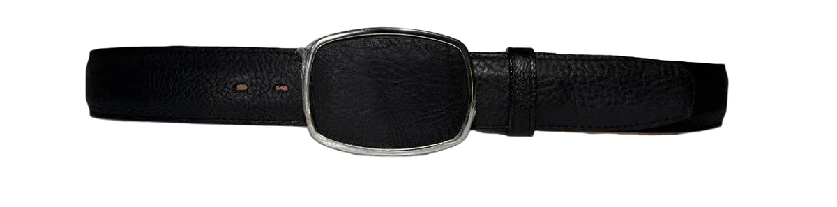 Los Altos Bull Shoulder Leather Cowboy Belt
