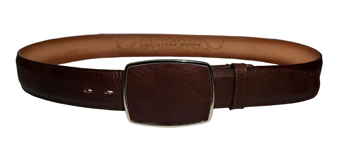 Los Altos Bull Shoulder Leather Cowboy Belt