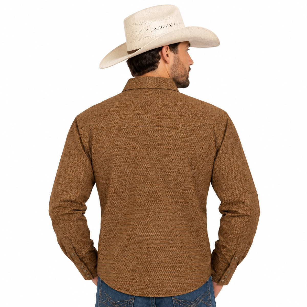 Wrangler Retro Long Sleeve Shirt in Brown