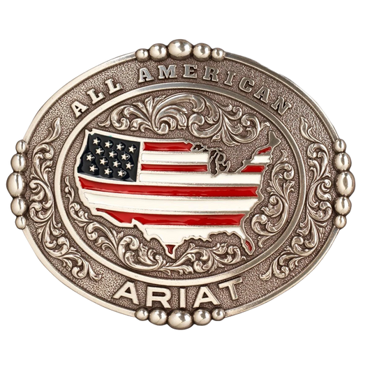 Ariat Oval American Silver Buckle