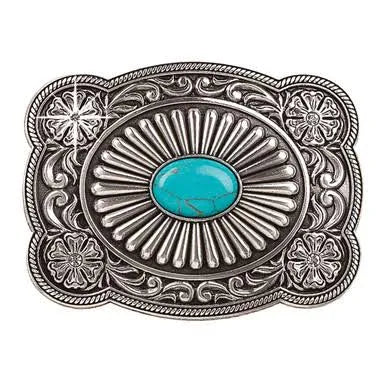 Blazin Roxx Turquoise Stone Buckle