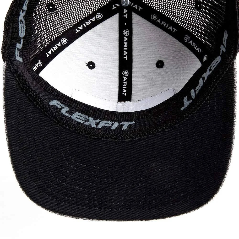 Ariat Flexfit Leather Patch Cap