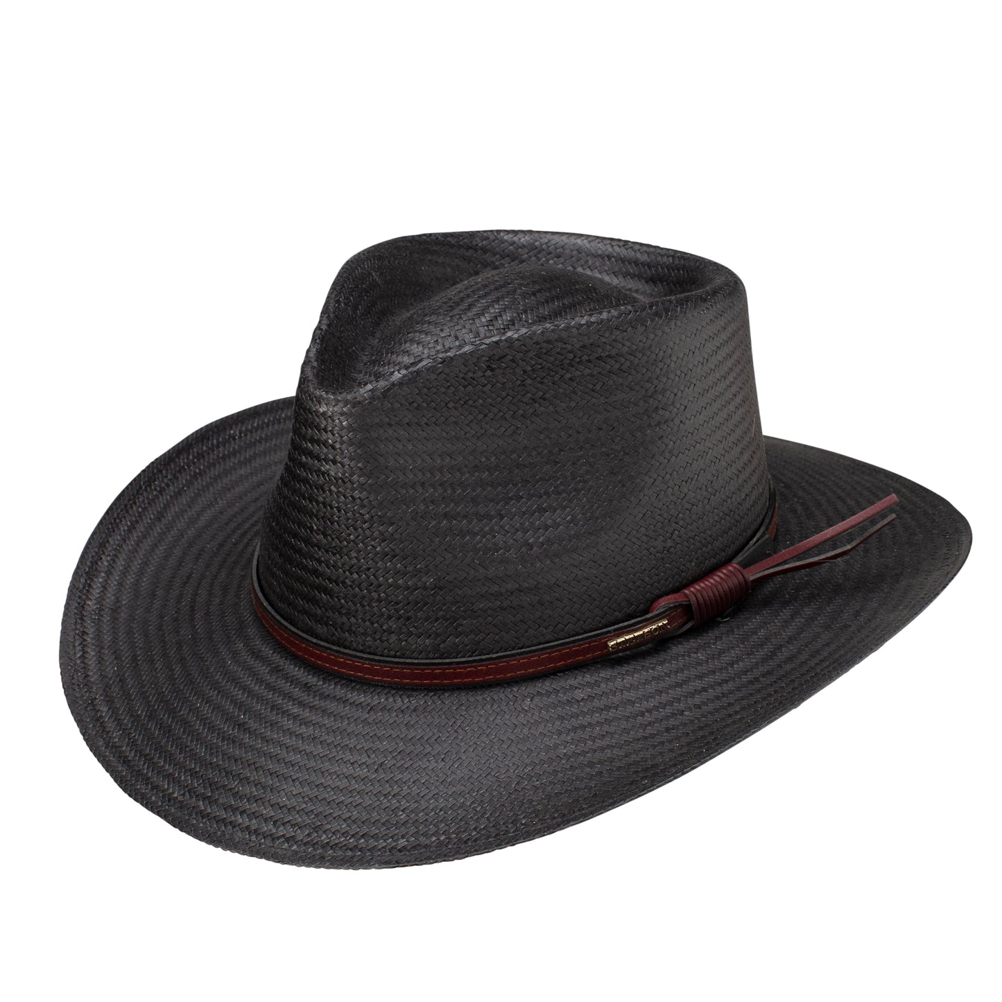 Stetson Belgrade Black Straw Hat