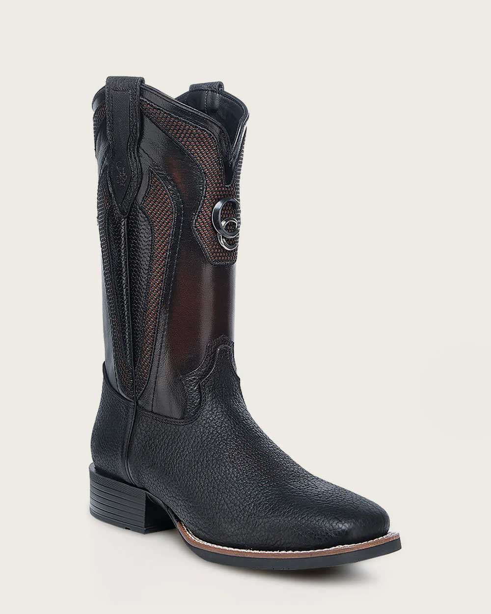 Cuadra Men's Rodeo Black Bison Boot