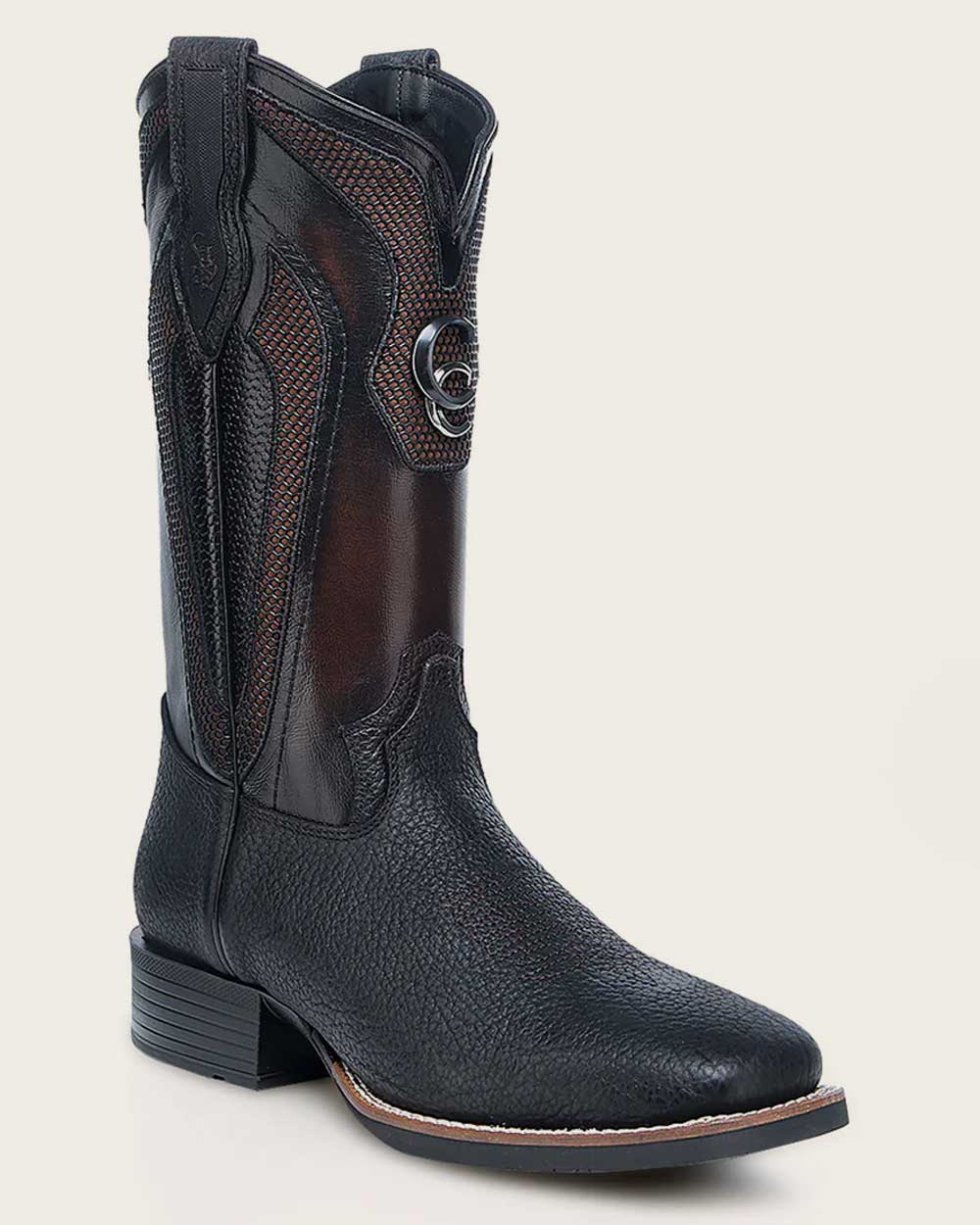 Cuadra Men's Rodeo Black Bison Boot