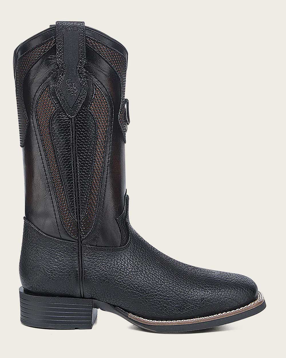 Cuadra Men's Rodeo Black Bison Boot